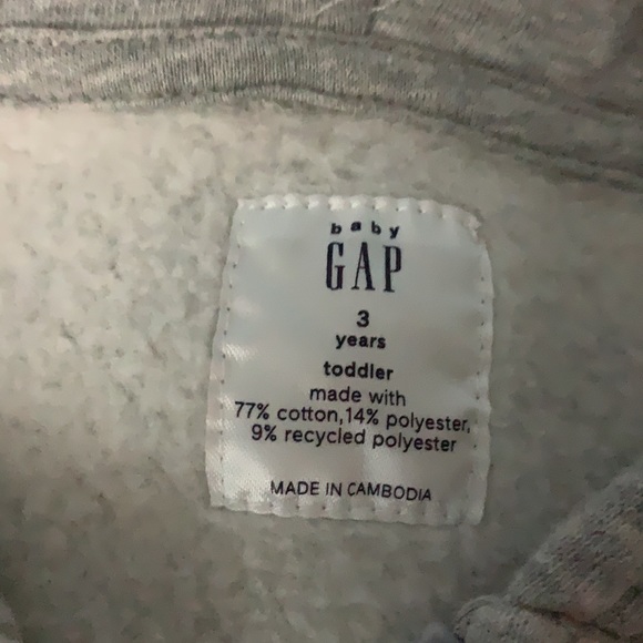 Gap boys 3T logo hoodie sweatshirt - Picture 2 of 2